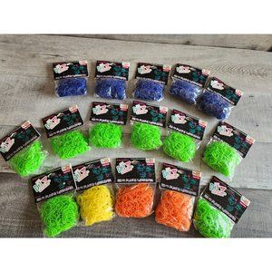 16 PACK DIY Expressions Loop Rubberbands Bracelet LOT 4800 Rubber Bands NEW